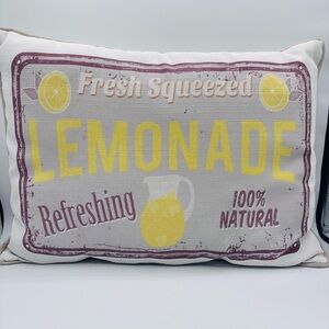 Fresh Squeezed Lemonade Decorative Pillow